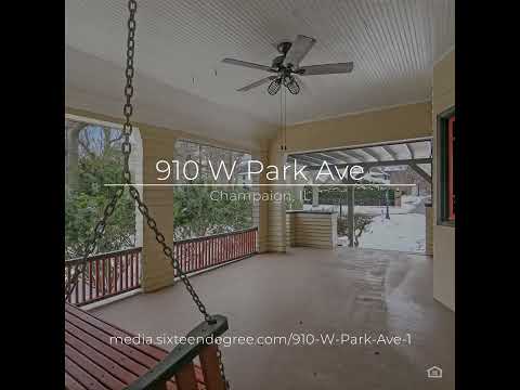 910 W Park Ave, Champaign, IL home video tour