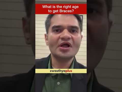 What is the right age to get Braces? | Dental Braces | Dr Aman Bhimani | #Shorts