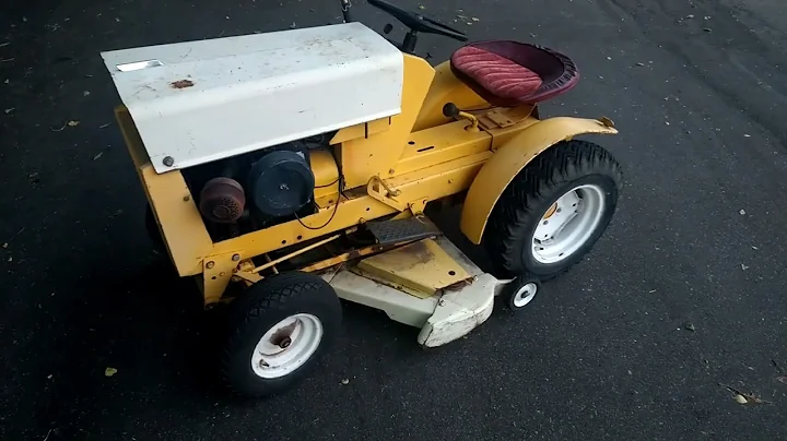 Will It Run? 1961 IH Cub Cadet Garden Tractor Model 70 7hp Kohler