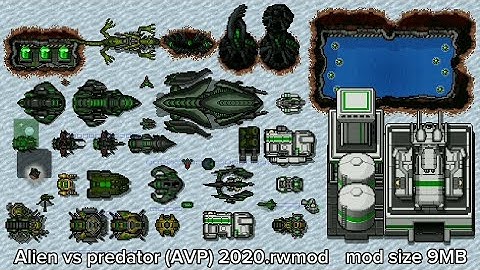 [update version] aliens vs predator 141 (AVP), 22 september 2022.rwmod, rusted warfare