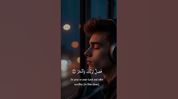 سورة الکوثر – سب سے چھوٹی سورت میں بڑی نعمتیں | Surah Al-Kawthar"#SurahAlKawthar #islamicvideo