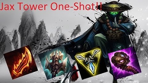 INSANE JAX ONE-SHOT TURRET BUILD!!! (easy split pushing power!)