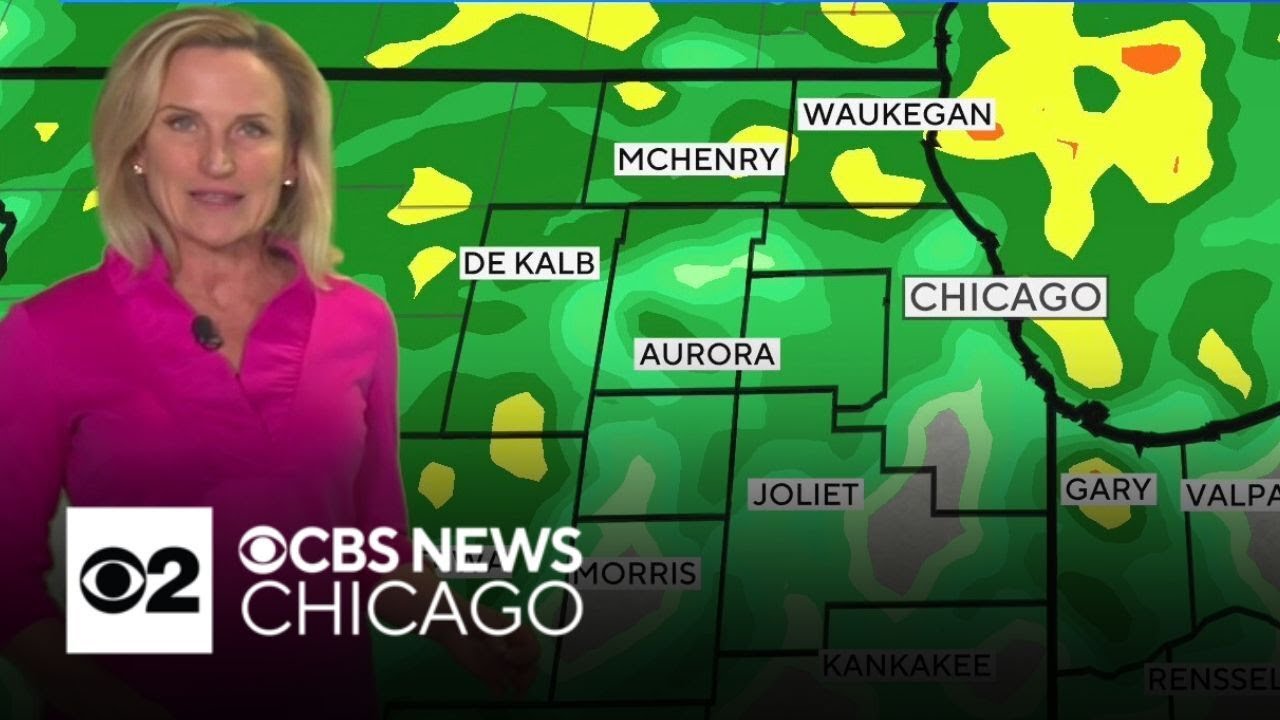 Some showers in store for Chicago area on Saturday - YouTube
