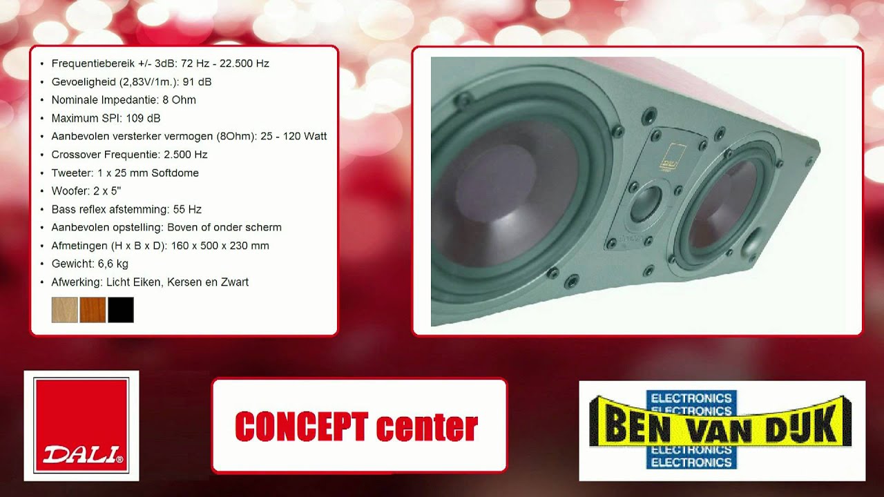 dali concept center speaker