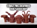 I built this Creatures from Garden Mud | DIY Unique Shapes Sculpture