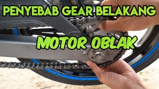 PENYEBAB GEAR BELAKANG JUPITER MX NEW OBLAK ATAU GOYANG