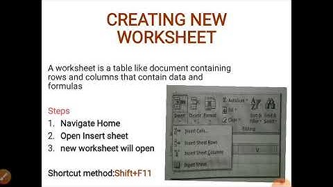 Office automation -MS Excel