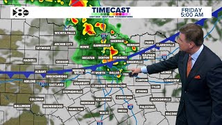 DFW Weather: Heat remains through the weekend, rain comes through overnight into Friday