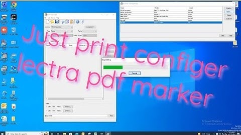 just print configer to lectra marker pdf
