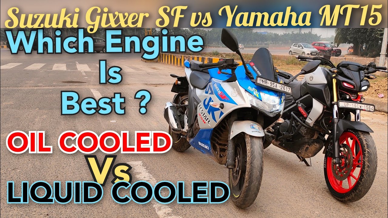 Suzuki Gixxer sf 250 MotoGP Edition vs Yamaha MT 15 V2 Oil Cooled