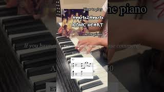 How to play 'Hearts2Hearts-ICONIC HEART' on the piano( sheet music)