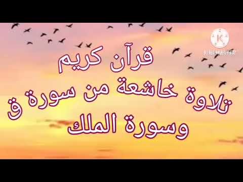 ماتيسر من سورة ق وسورة الملك 