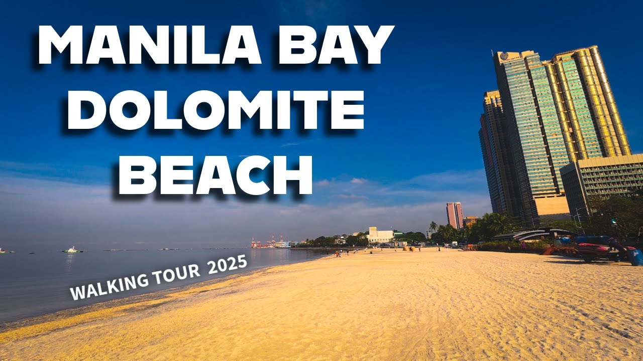 MANILA BAY DOLOMITE BEACH TOUR | Morning Walk