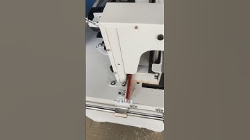 HC-902 Automatic edge banding machine. Demonstration of the machine edge banding process.