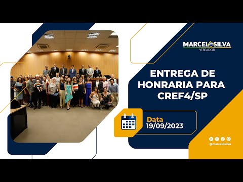 Entrega de Honraria ao CREF4/SP