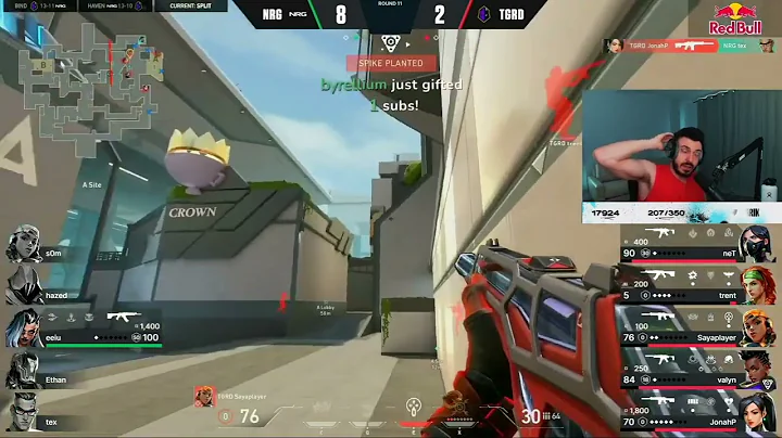 Tarik reacts to NRG EEIU Insane 1v5 ACE Clutch vs The Guard