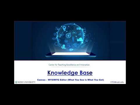 Canvas - WYSIWYG