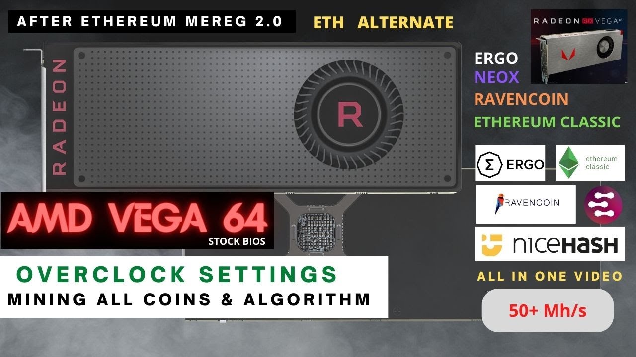 How To Overclock AMD VEGA 64 For Mining On HiveOS | ETC /RAVEN /ERGO/NEOX | After Ethereum Merge 2.0