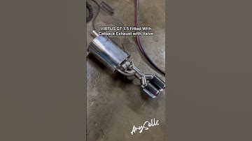 VIRTUS GT 1.5 fitted with Catback exhaust with Valve