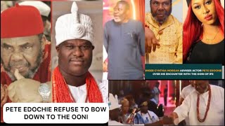 PETE EDOCHIE DRAGGED FOR SHAKING THE OONI OF IFE AND CYTHIA MORGAN ADVISE TO PETE #ooniofife #ooni