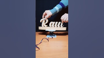 Raul foam sign with costycnc foam cutter cnc #costycnc #signfabrication #satisfying