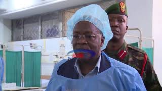Isikilize kauli ya Rais Magufuli baada ya kumjulia hali Dada yake ICU Bugando