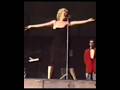 Rare colour footage of Marilyn Monroe on stage in Korea entertaining the troops Feb 1954. #shorts