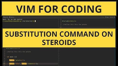 Mastering Vim: Make changes to multiple files at once with Vim Substitute Command.