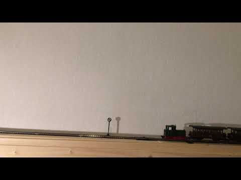 H0e/009 gauge electro magnet uncoupling with magnet coupling + delayed coupling NEM 355 Liliput-Peco