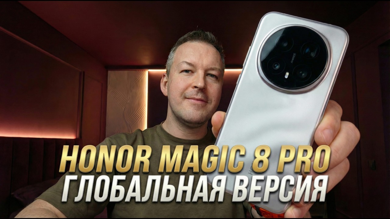 НАРОД ОДОБРИЛ. HONOR MAGIC 8 PRO. Глобальная версия.
