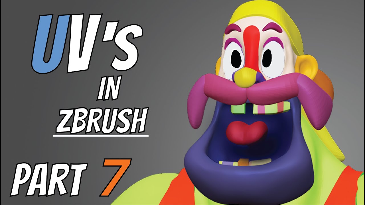 UV Unwrap In ZBrush - Part 7 - YouTube