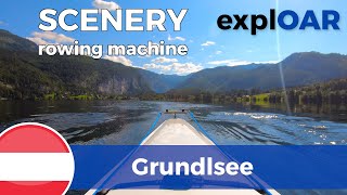 indoor rowing scenery Grundlsee - Lake Grundl - Austria