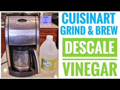 CLEAN / DESCALE VINEGAR CUISINART DGB-550BKP1 Grind & Brew 12 Cup Coffee Maker CLEAN / DESCALE VINEGAR CUISINART DGB-550BKP1 Grind & Brew 12 Cup Coffee Maker