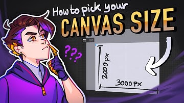 How to pick your Canvas Size【Digital Art Tutorial】