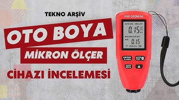 Oto Boyası Kalınlık Ölçer Cihazı ( Mikron ölçer )#inceleme  #işbirliği #unboxing #reklam #araba