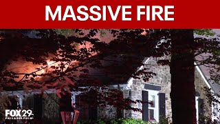 Villanova home destroyed in fire; family escapes blaze