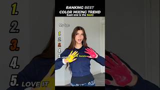 Ranking Best Color Mixing Trend