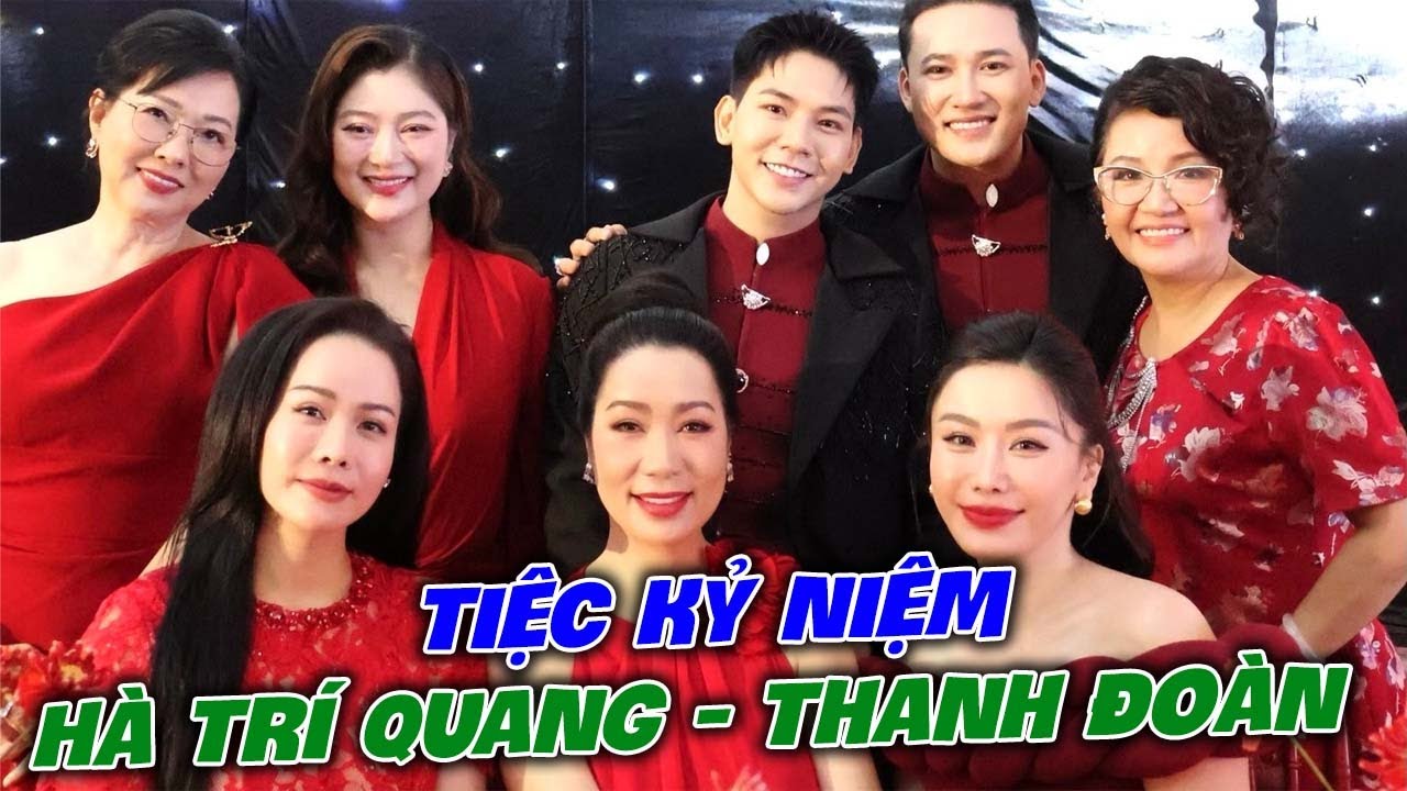 Tiệc thân mật kỷ niệm HÀ TRÍ QUANG -THANH ĐOÀN, game show đo áo trúng thưởng