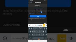 How to join  zoom meeting