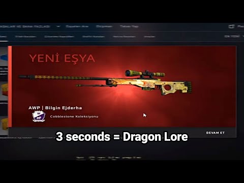 He Got A Dragon Lore in 3 Seconds...