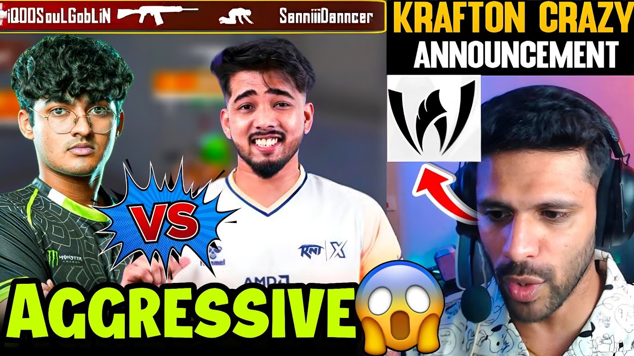 GOBLIN vs SCOUT Pure 1v1🥵 iQOOSouL Aggressive Gameplay🚀 Ocean Reveal Krafton CRAZY Ann.📢