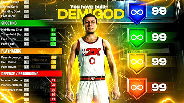 *NEW* BEST POINT GUARD BUILD in NBA2K21! BEST DEMIGOD PG BUILD in NBA2K21! BEST PG BUILD NBA 2K21
