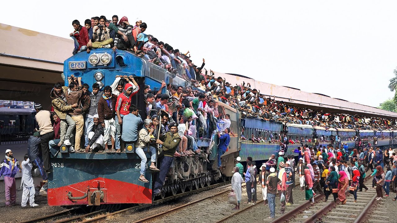 Riding Bangladesh’s Extreme Passenger Trains