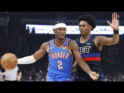 Detroit Pistons vs Oklahoma City Thunder - Full Game Highlights | October 30, 2023-24 NBA Season