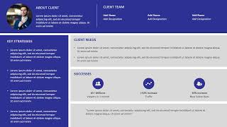 Client Case Study PowerPoint Presentation Template | Kridha Graphics