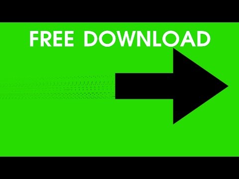 Arrow to Right Side - Green Screen Footage Free