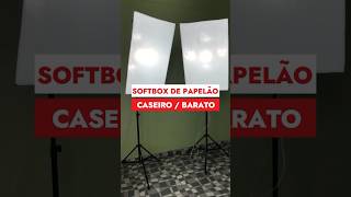 SOFTBOX CASEIRA: rápido e fácil #diy #façavocêmesmo #SoftboxCaseiro  #shorts #short #softboxcaseiro screenshot 4