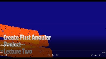 Introduction to Angular | Angular Lecture 2 | Angular 8 , Create First Angular Project using CLI.