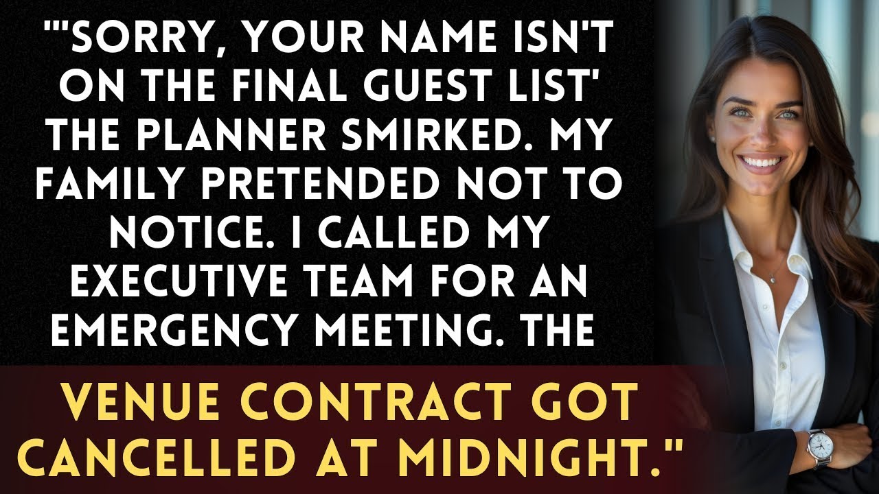 Sister's Wedding Planner 'Lost' My RSVP   Didn't Know I'm The Venue's CEO