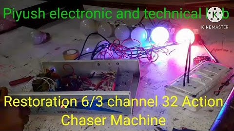 Restoration 32 Action, 6/3 Channel Chaser (Running Light Machine).